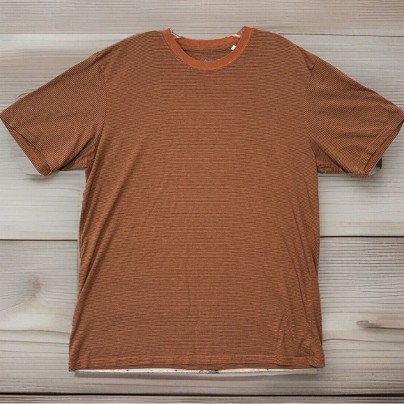 Prana burnt orange and grey Short Sleeve Tee - Picture 1 of 6
